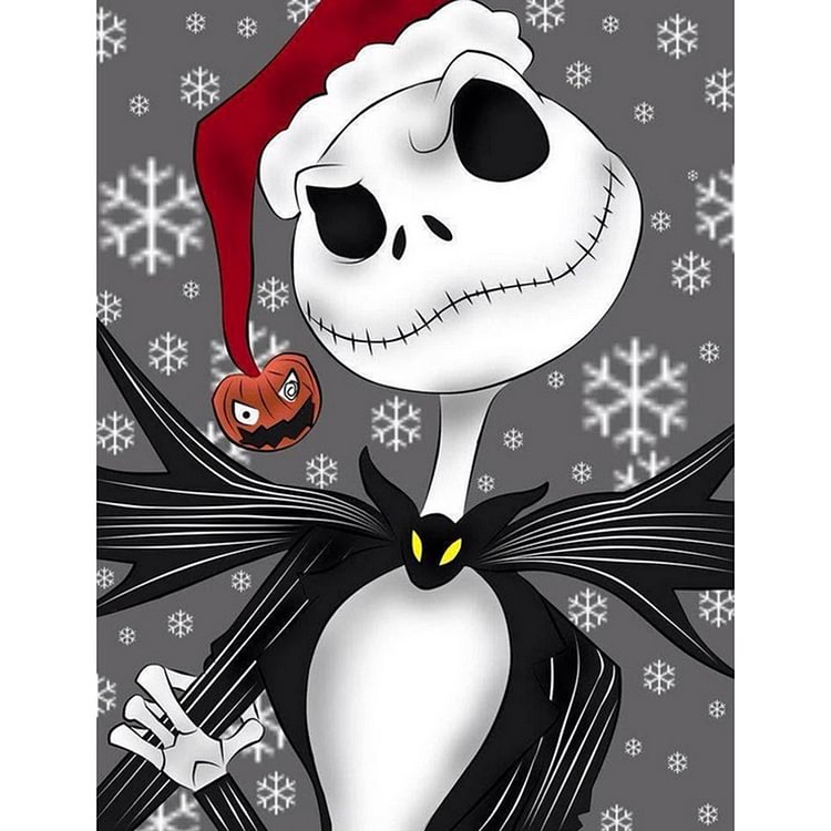 Diamond Painting Xmas Skeleton Gentleman Full Round Drill Picture 30*40CM