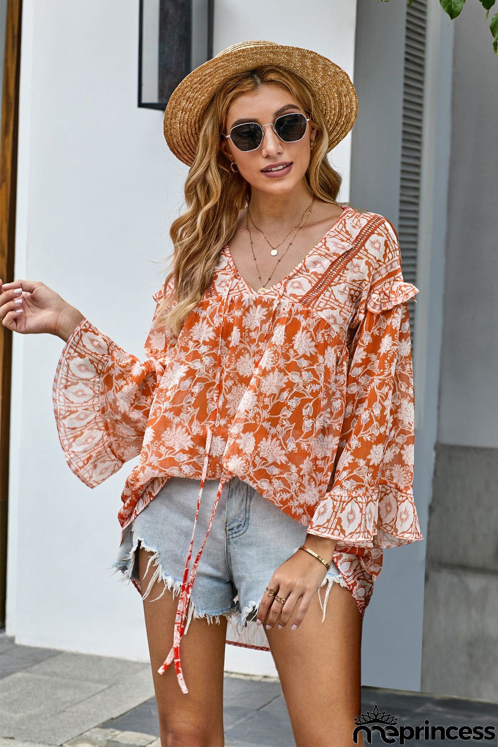 Boho Print Free Flowing Tunic