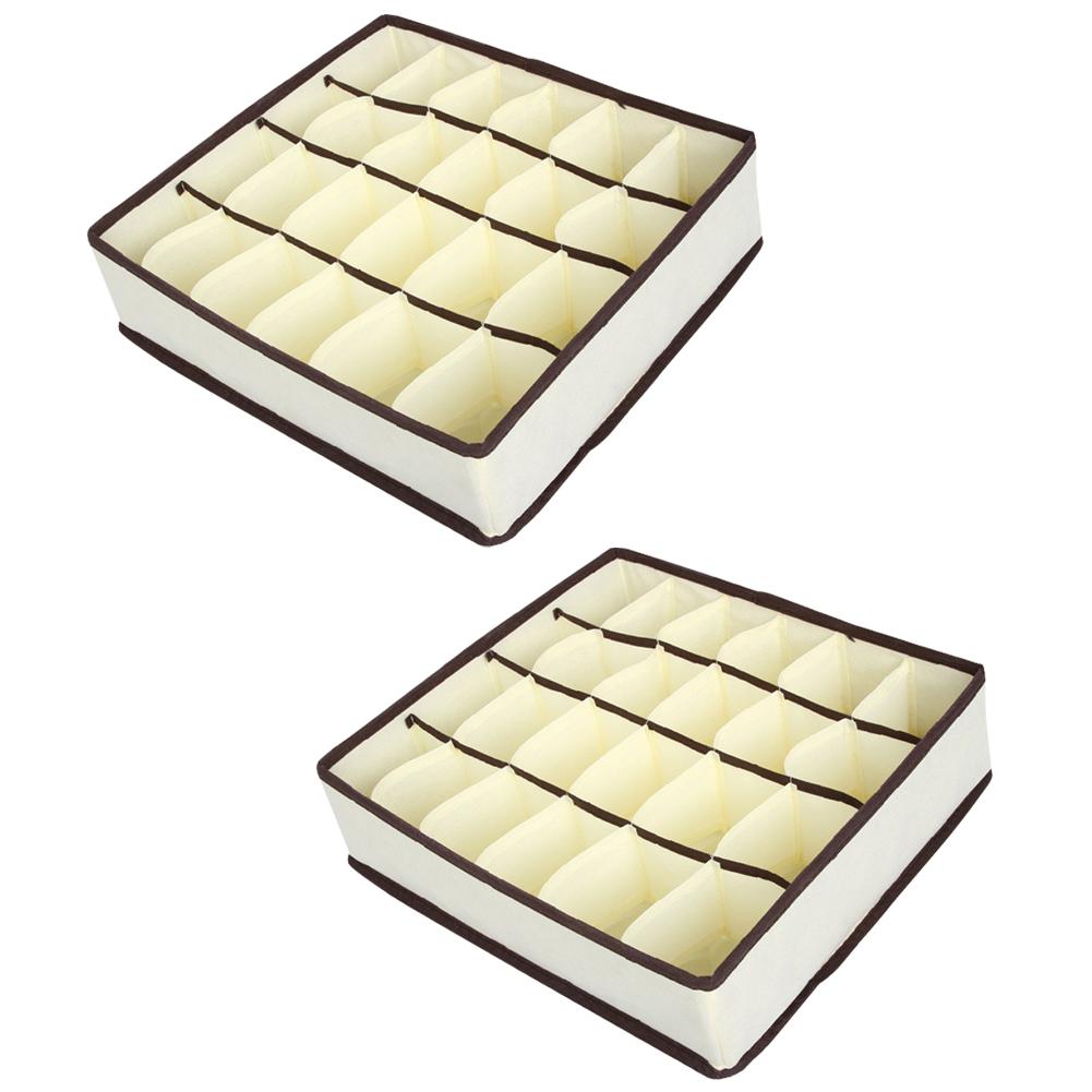 

2pcs 24 Grids Underwear Cabinet Drawer Organizer, 501 Original