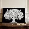DIY Pearl Painting Butterfly Tree for Home Wall Decor with Frame(20x30cm)