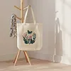 Cross Stitch Canvas Bag Making Kits with Hoop Frame Printed Embroidered Canvas Bags for Adults Handicraft Sewing Materials DIY Tote Handbag Needlepoint Kits 12.5x14.4in tapestrymarket