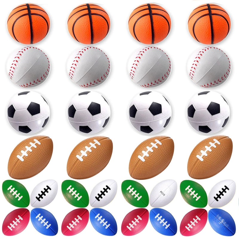 Foam Sponge Ball 4cm Rugby Basketball Football PU Slow Rebound Decompression Vent Pressure Ball Decompression Play