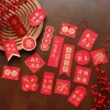 18PCS CNY Blessing Plants Hanging Paper Decors