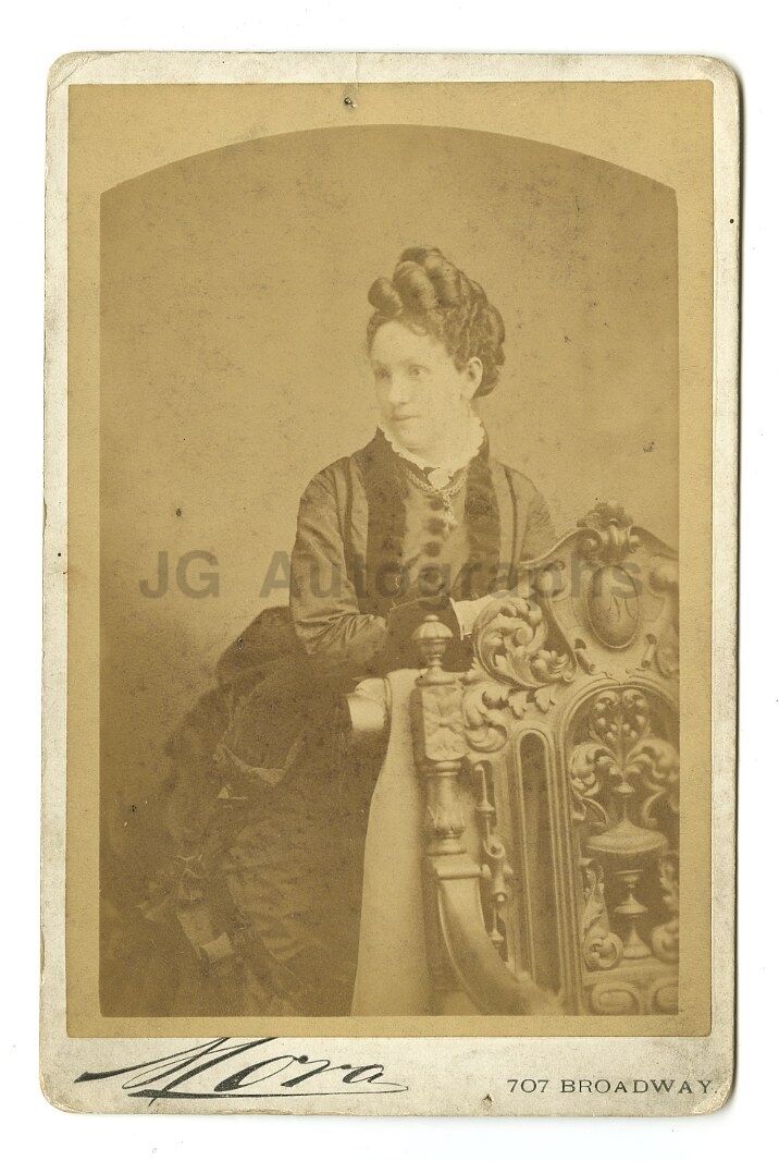 19th Century Fashion - 1800s Cabinet Card Photo Poster paintinggraph - Mora of New York