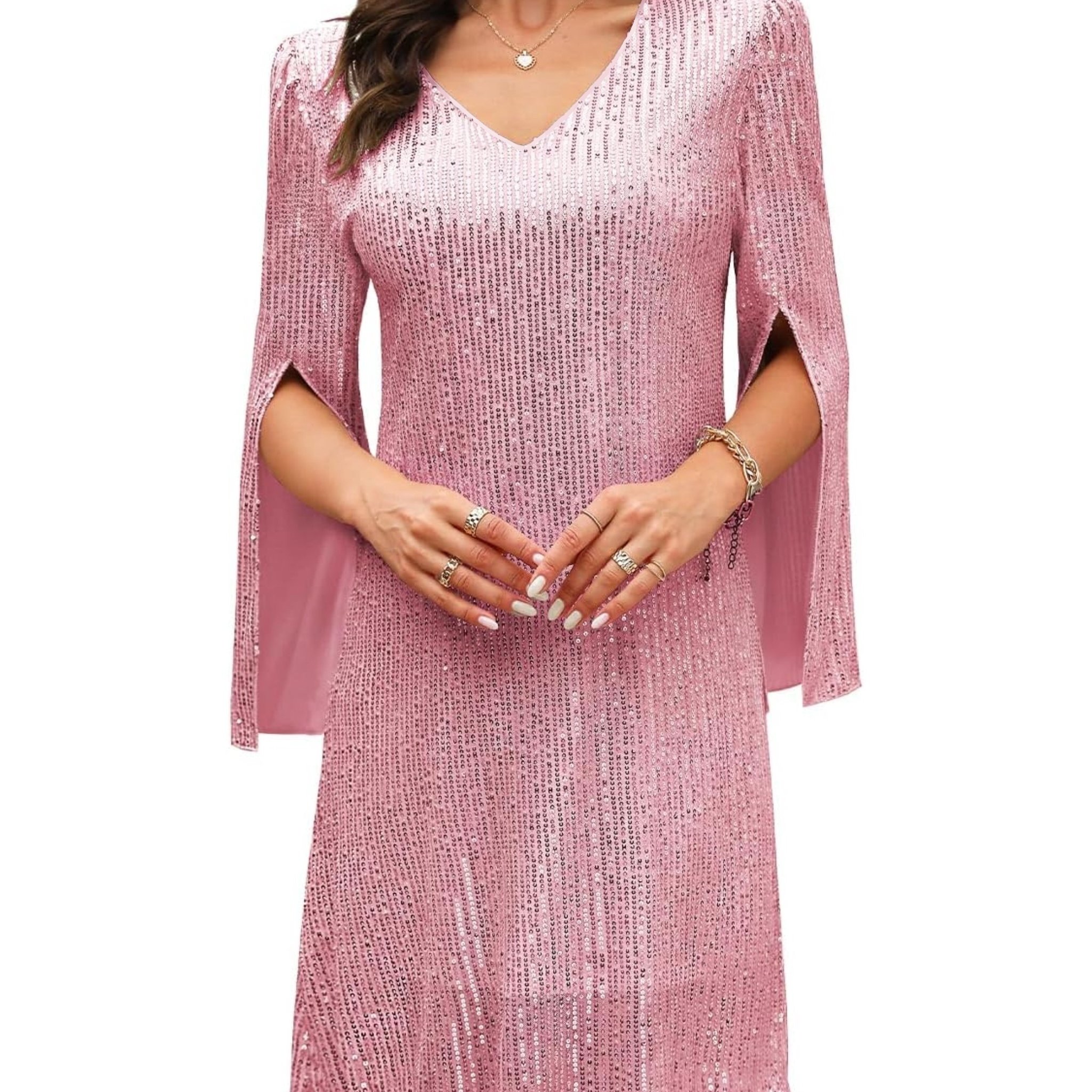Targeted Fashion Light Luxury Sequined High-end Temperament Dress