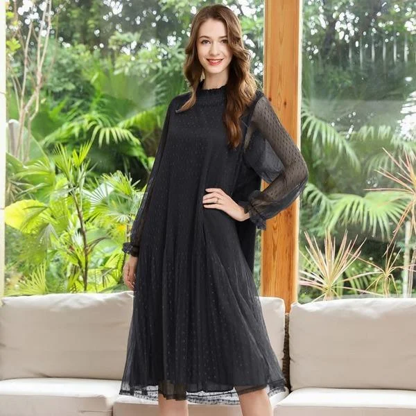 Women 2021 Spring Casual Fashion New Style Temperament All Match Women Dress