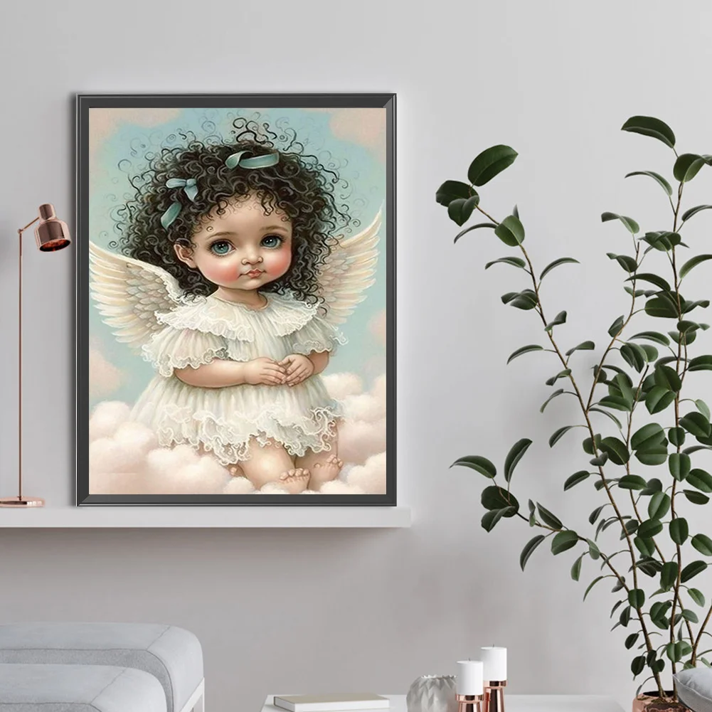 Diamond Painting - Full Round Drill - Angel Child(Canvas|30*40cm)
