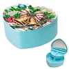 DIY Diamond Painting Heart-Shaped Jewelry Box Decorative Storage Case Home Decor
