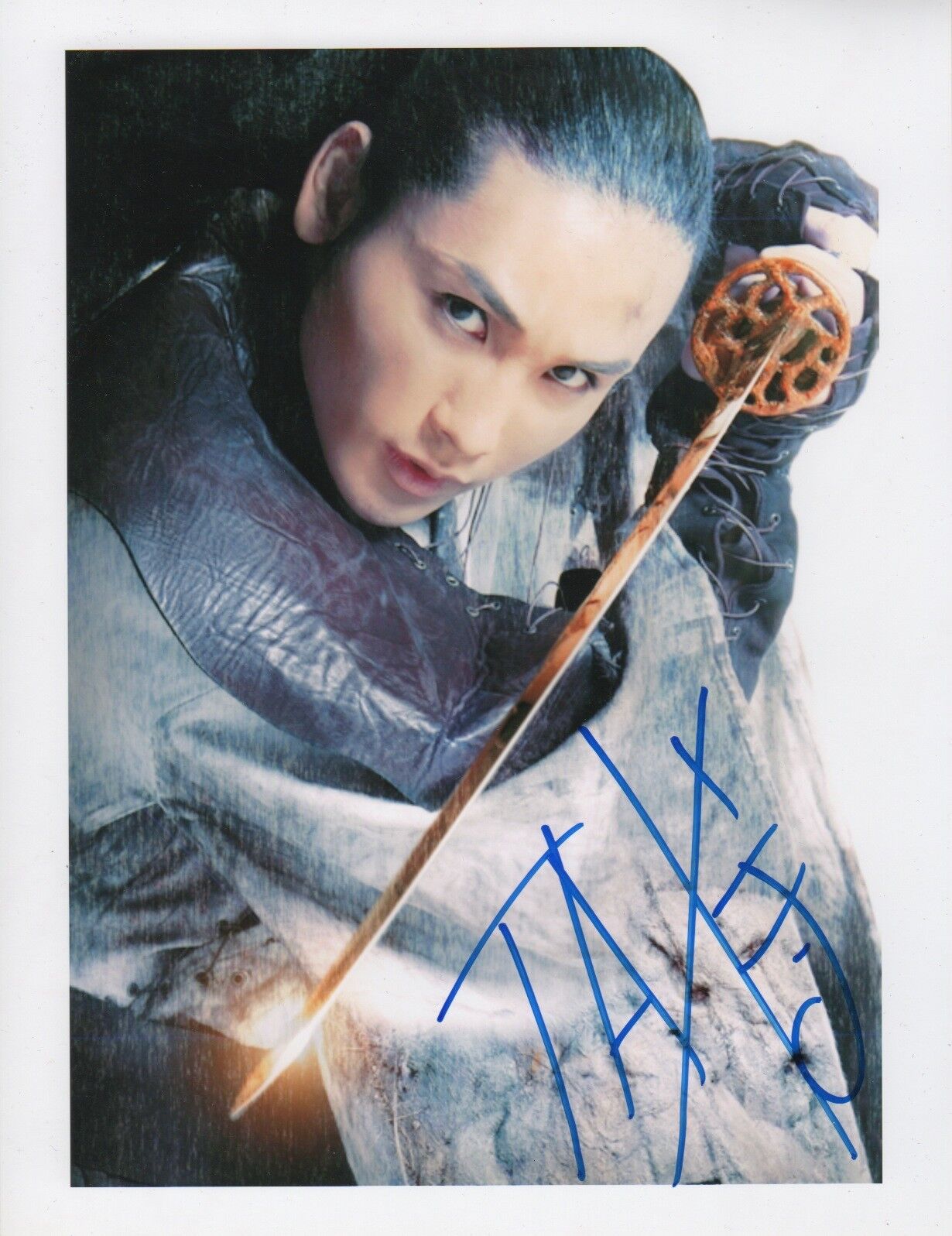 Tak Sakaguchi signed 8x11 inch Photo Poster painting autograph