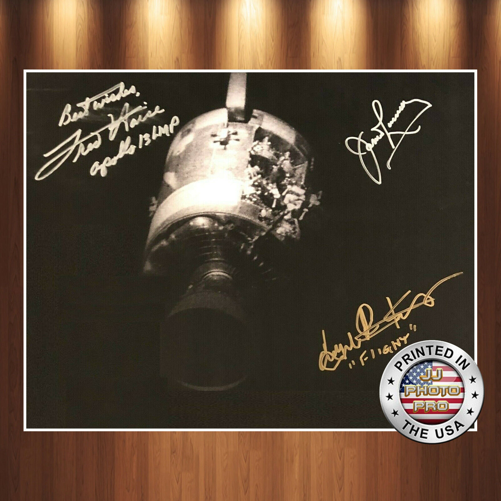 James Lovell Fred Haise Kranz Autographed Signed 8x10 Photo Poster painting (Apollo 13) REPRINT