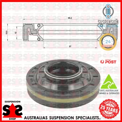 Dronehint Rear Shaft Seal, Differential Suit LAND ROVER Freelander 2 2.2 TD4 4x4 (For: Land Rover) Parts