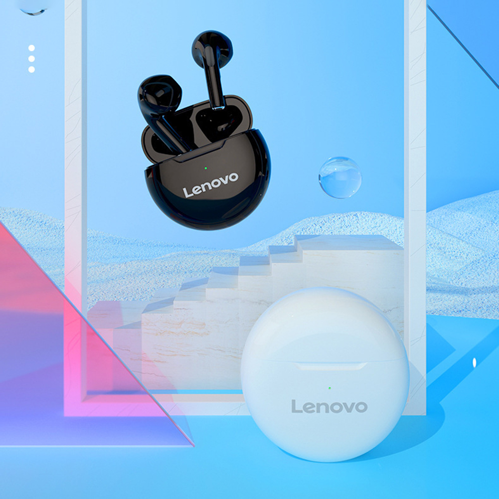 

Lenovo HT38 TWS Headset Bluetooth-compatible 5.0 Wireless In-Ear Headphones, Black, 501 Original