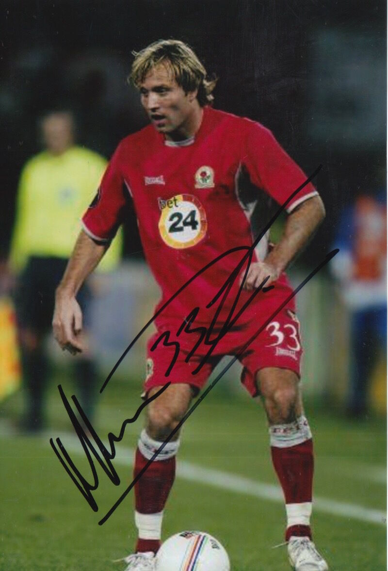 BLACKBURN ROVERS HAND SIGNED MICHAEL GRAY 6X4 Photo Poster painting.