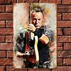 Bruce Springsteen - Panneaux en &eacute;tain m&eacute;tallique(20*30cm/30*40cm) - Musique