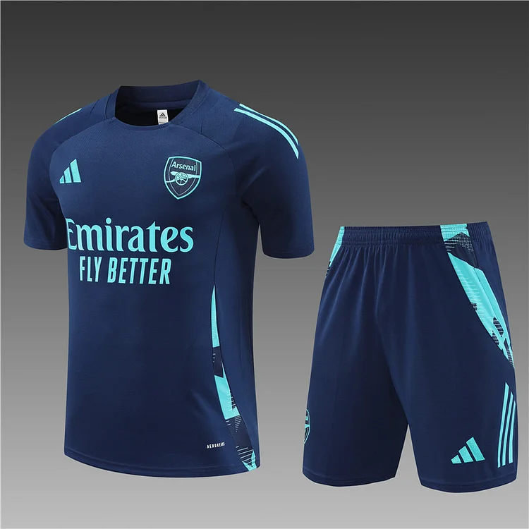 2024-25 Arsenal Royal Blue Short Sleeve Training Jersey