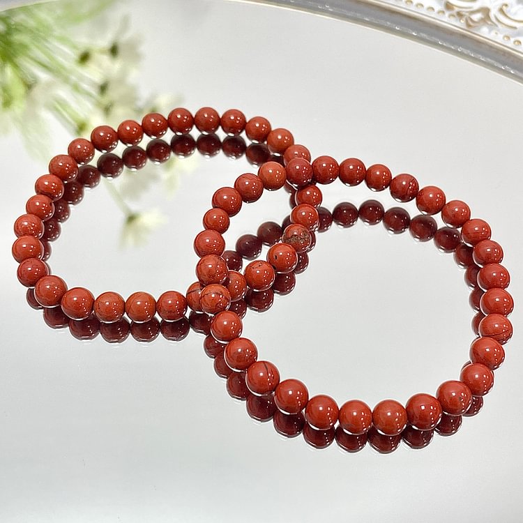 Red Jasper Bracelet 6mm/8mm/12mm