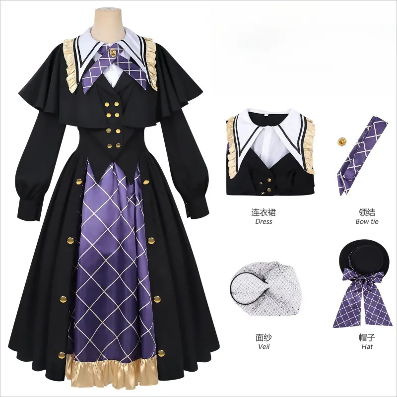 [Wetrose] In Stock Identity V Vera Nair Perfumer Collab Prisoner Girl Dress Game Outfit Cosplay Costume