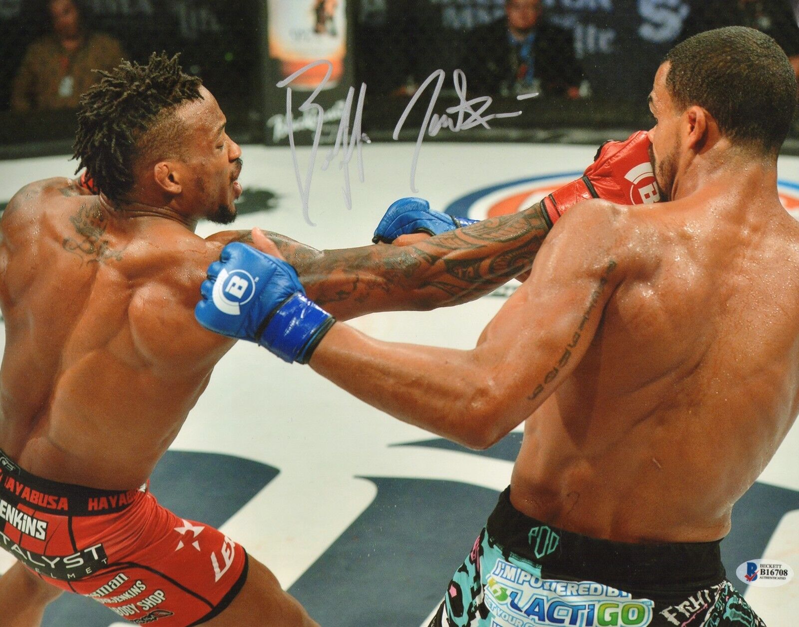 Bubba Jenkins Signed 11x14 Photo Poster painting BAS Beckett COA Bellator MMA 146 Jordan Parsons