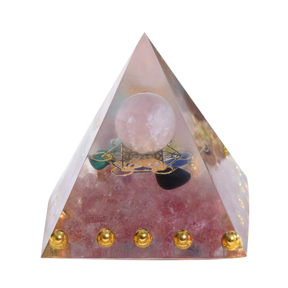 

5cm Natural Orgonite Pyramid Chakra, 501 Original