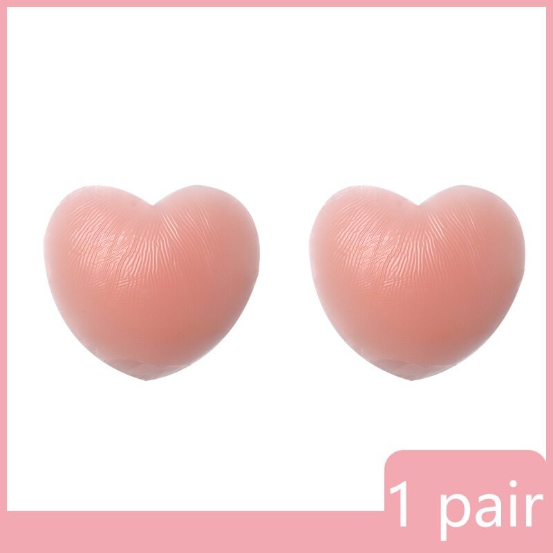 1 Pair Cool Reusable Self Adhesive Silicone Breast Nipple Cover Strapless Invisible Bra Pad Pasties Enhancers Breast 530