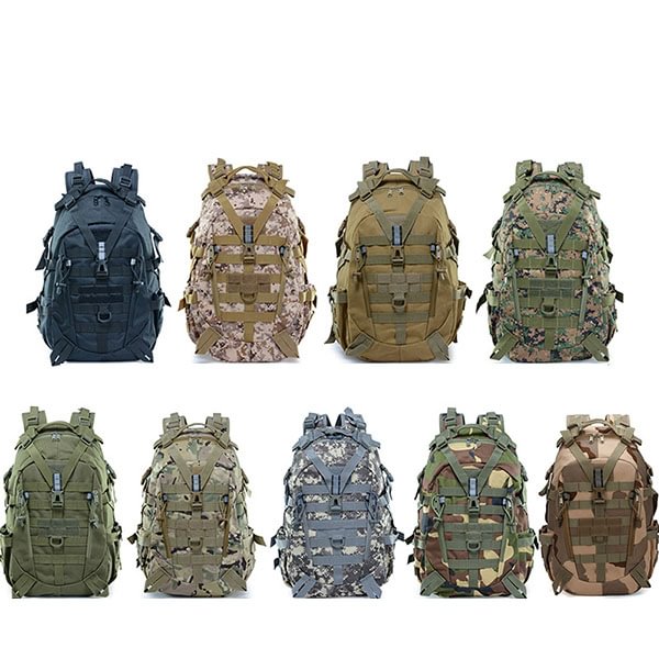 Travel Outdoor Backpack Camouflage Tactical Bag Backpack Double Shoulder Sports Backpack Can Hang Waist Bag-Compassnice®