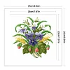 Flower - 9CT Partial Beaded Cross Stitch Kit(25x25cm)
