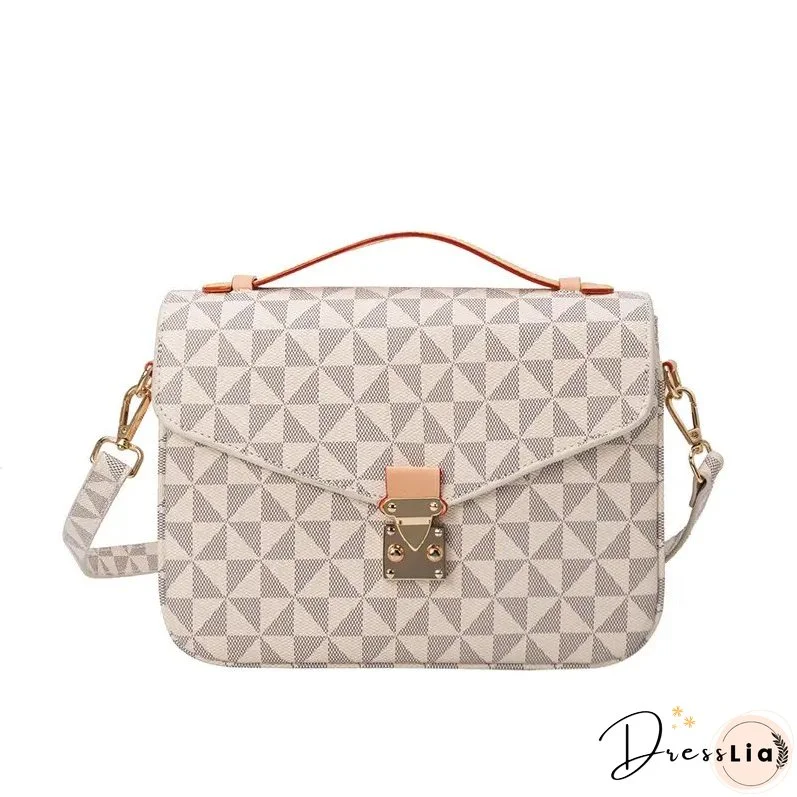 Paziye Check Print Ladies Crossbody Bag