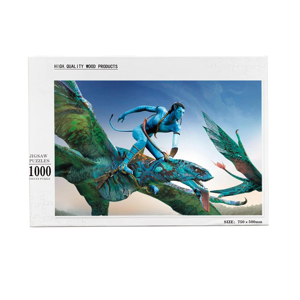Avatar 2 The Way of Water Jigsaw Puzzle Educational Interactive Toy Family Use 1000 Pieces