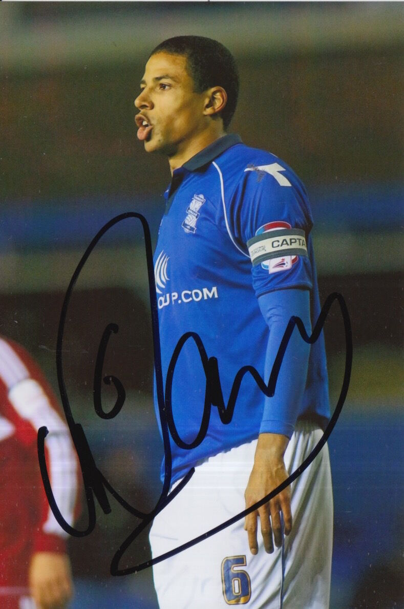 BIRMINGHAM CITY HAND SIGNED CURTIS DAVIES 6X4 Photo Poster painting.