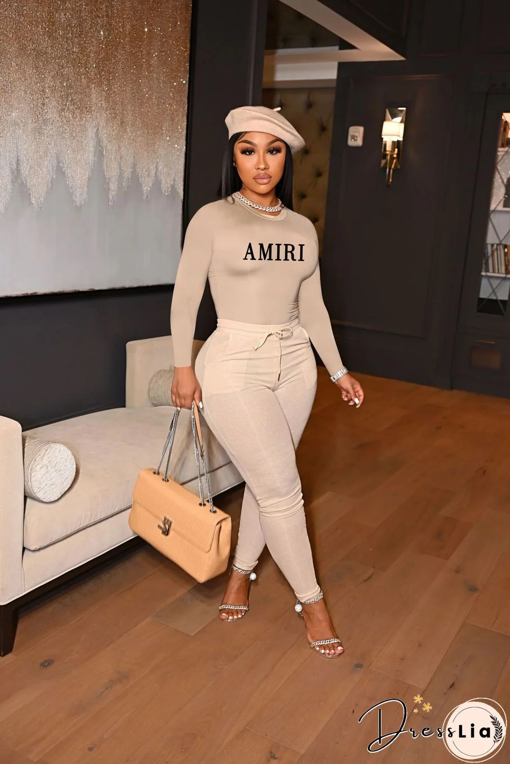 XS Long Sleeve Slim T Shirt Tops Skinny Pants Outfits