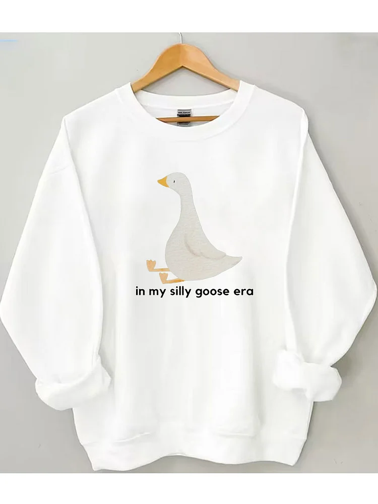 In My Silly Goose Era Sweatshirt socialshop