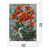【Limited Stock Sale】Poppies-11CT Stamped 3 Strands Cross Stitch 40*55cm/15.75*21.65in tapestrymarket