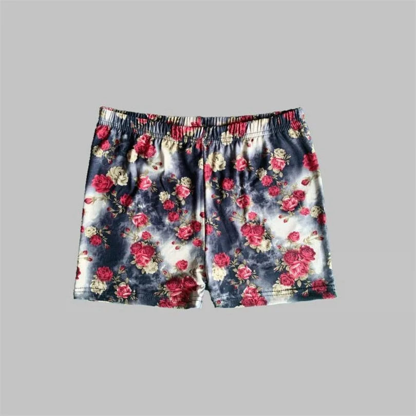 CUHAKCI Casual Short Summer Women Jogging Sexy Leopard Gym Fitness Elastic Waist Printed Push Up Sports