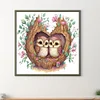 Diamond Painting -DIY Round Drill Owl