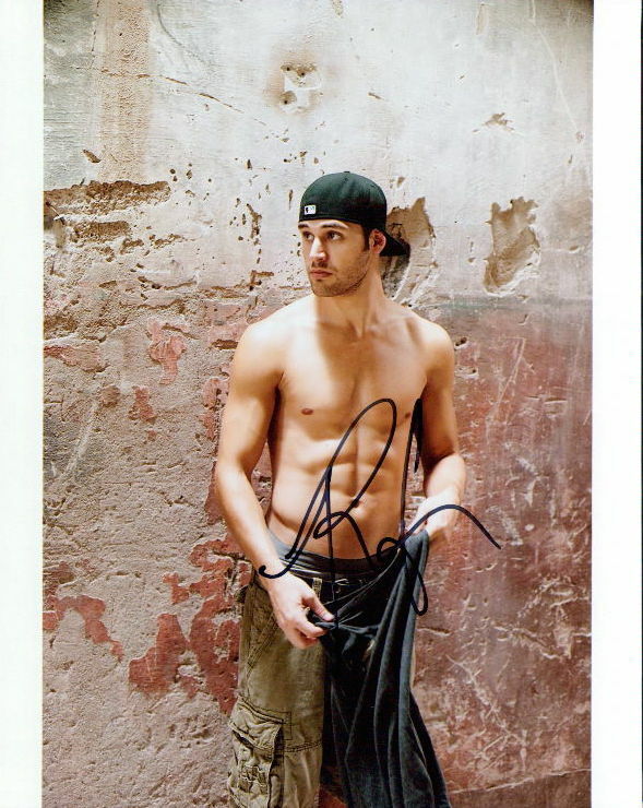 Ryan Guzman shirtless signed 8x10 Photo Poster painting