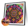 Mandala-Peinture spéciale partielle au diamant-30*30cm
