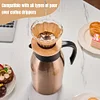 PARACITY 68oz Thermal Coffee Carafe Stainless Steel, Coffee Carafes for Keeping Hot, Double Walled Vacuum Insulated Coffee Urn for Coffee & Tea, Home & Office