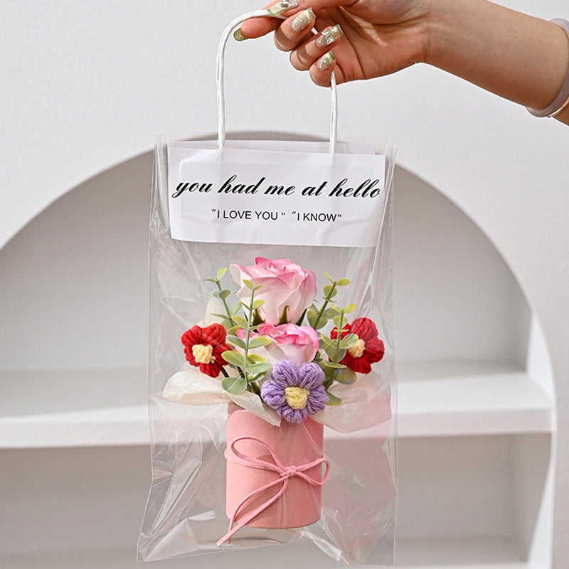 Valentine'S Day Elegant Lady Romantic Flower Soap Flower Artificial Flowers