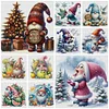 (Multi-Style)Christmas Snow Gnome-11CT Stamped Cross Stitch 40*40cm/15.75*15.75in tapestrymarket