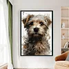West Highland Terrier-11CT Stamped Cross Stitch 40*60cm(Big Size)