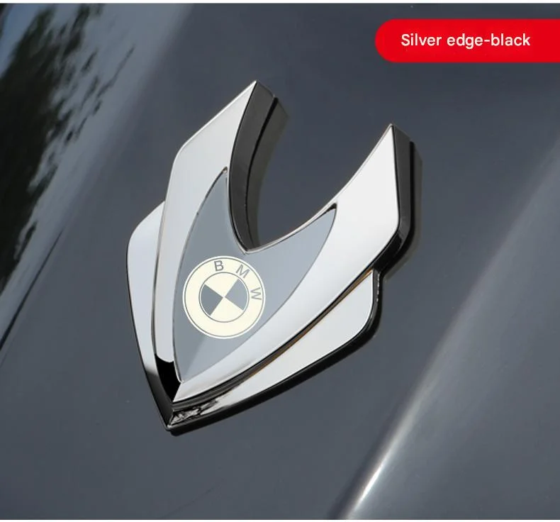 Automotive zinc alloy shield emblem(2PCS)