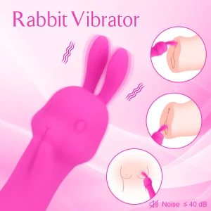 Mini Rabbit Bullet Vibrator & Clit Stimulator