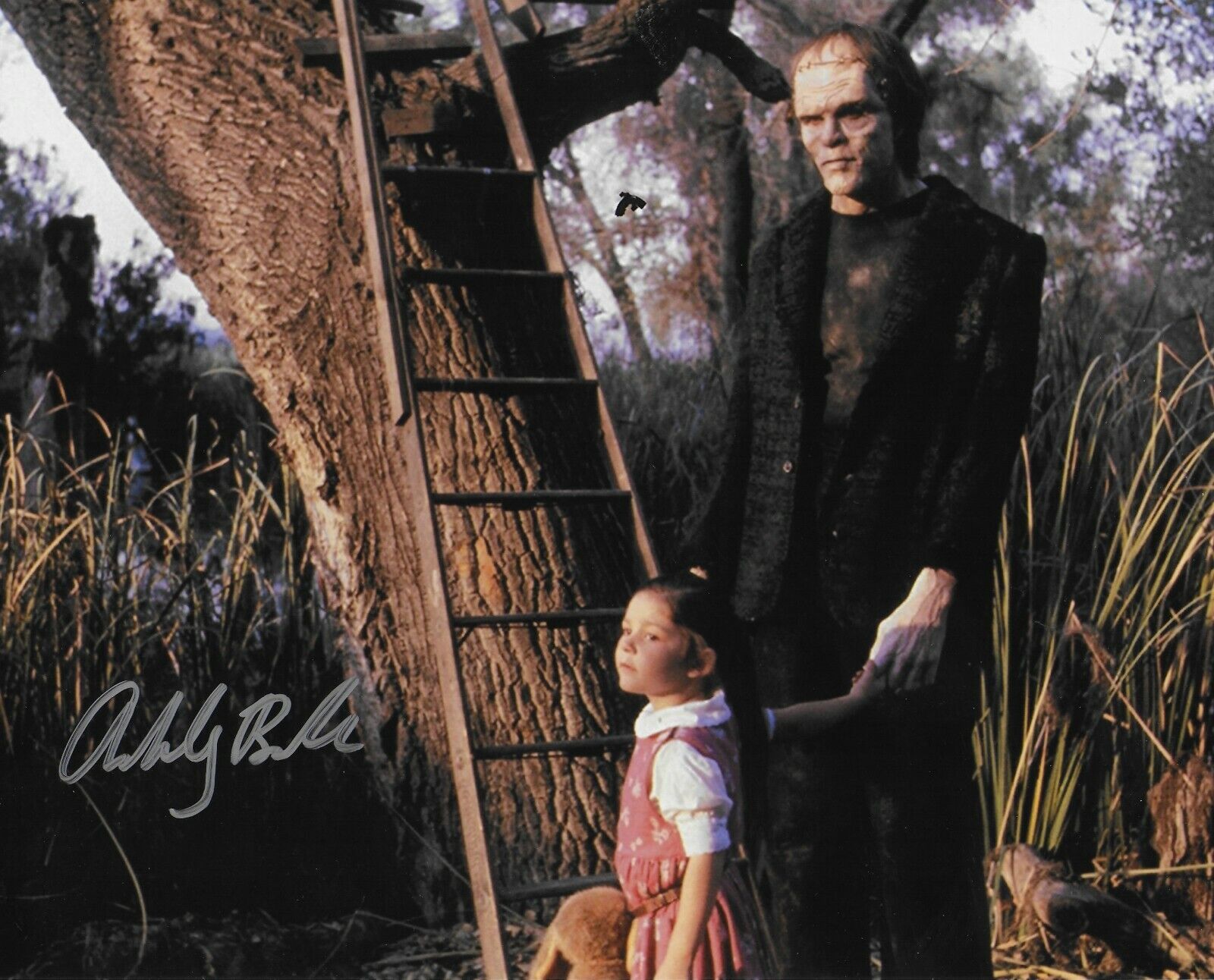 Ashley Bank Original Autographed 8X10 Photo Poster painting - Monster Squad #5