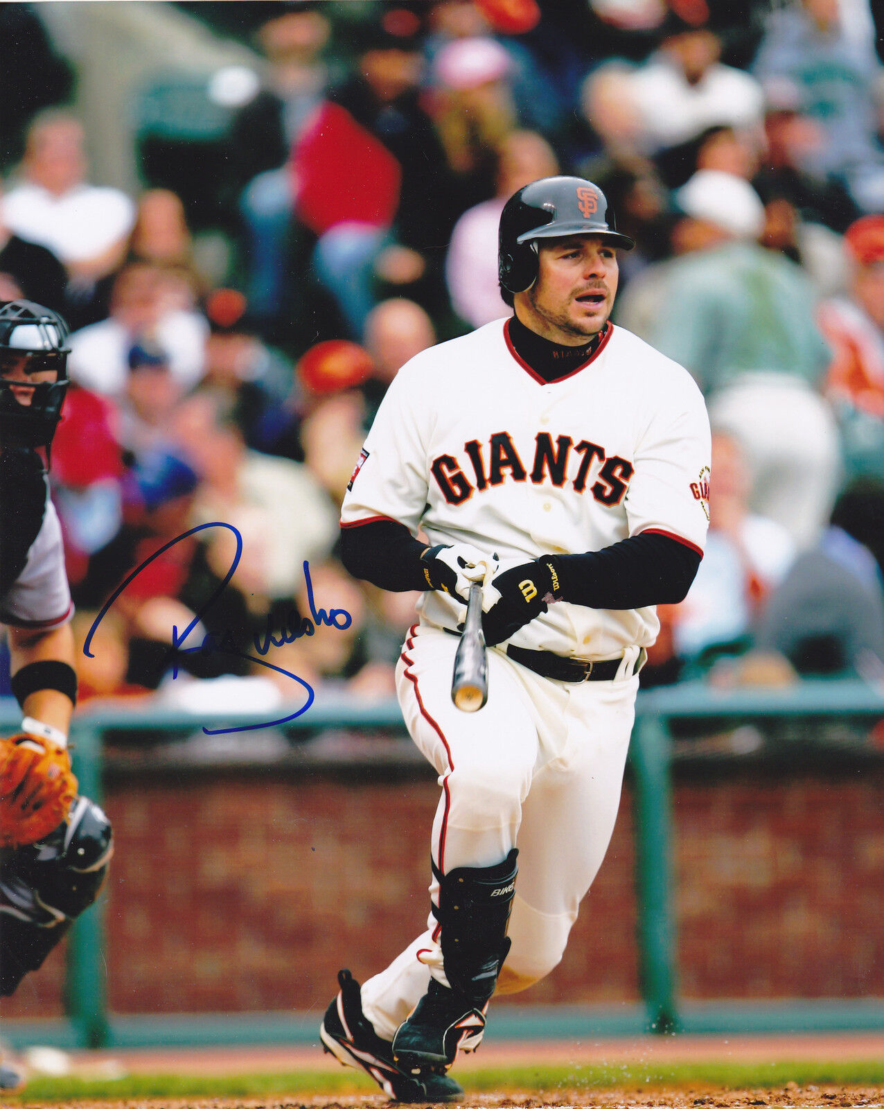 RYAN KLESKO SAN FRANCISCO GIANTS ACTION SIGNED 8x10