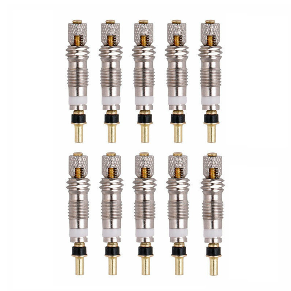 

10pcs Brass French Presta Valve Cores MTB Mountain Road Bike Repair Parts, 501 Original