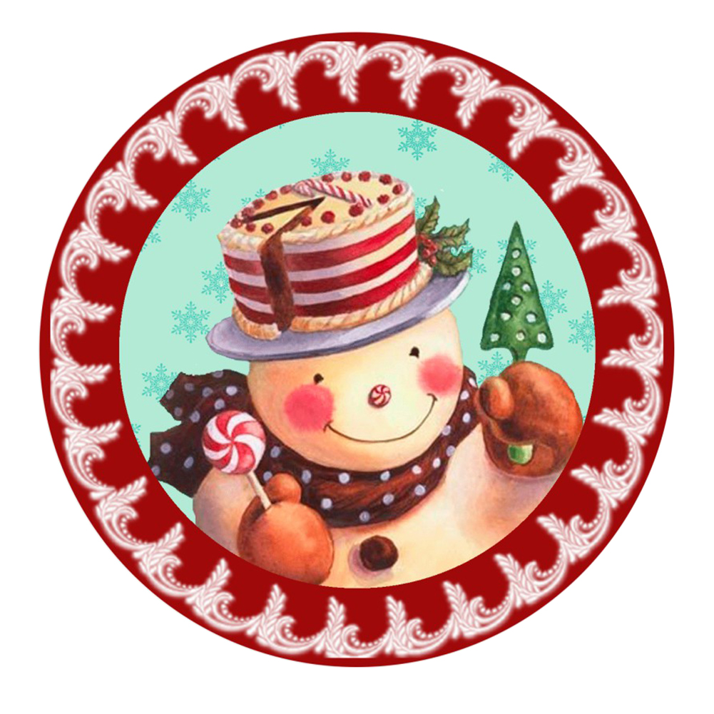 

Snowman Circle - Round Drill Diamond Painting - 30*30CM, 501 Original