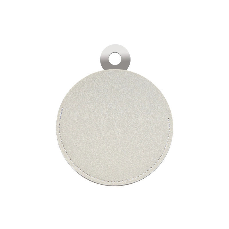 Minimalist Solid Color Pu Leather Mirror 1 Piece