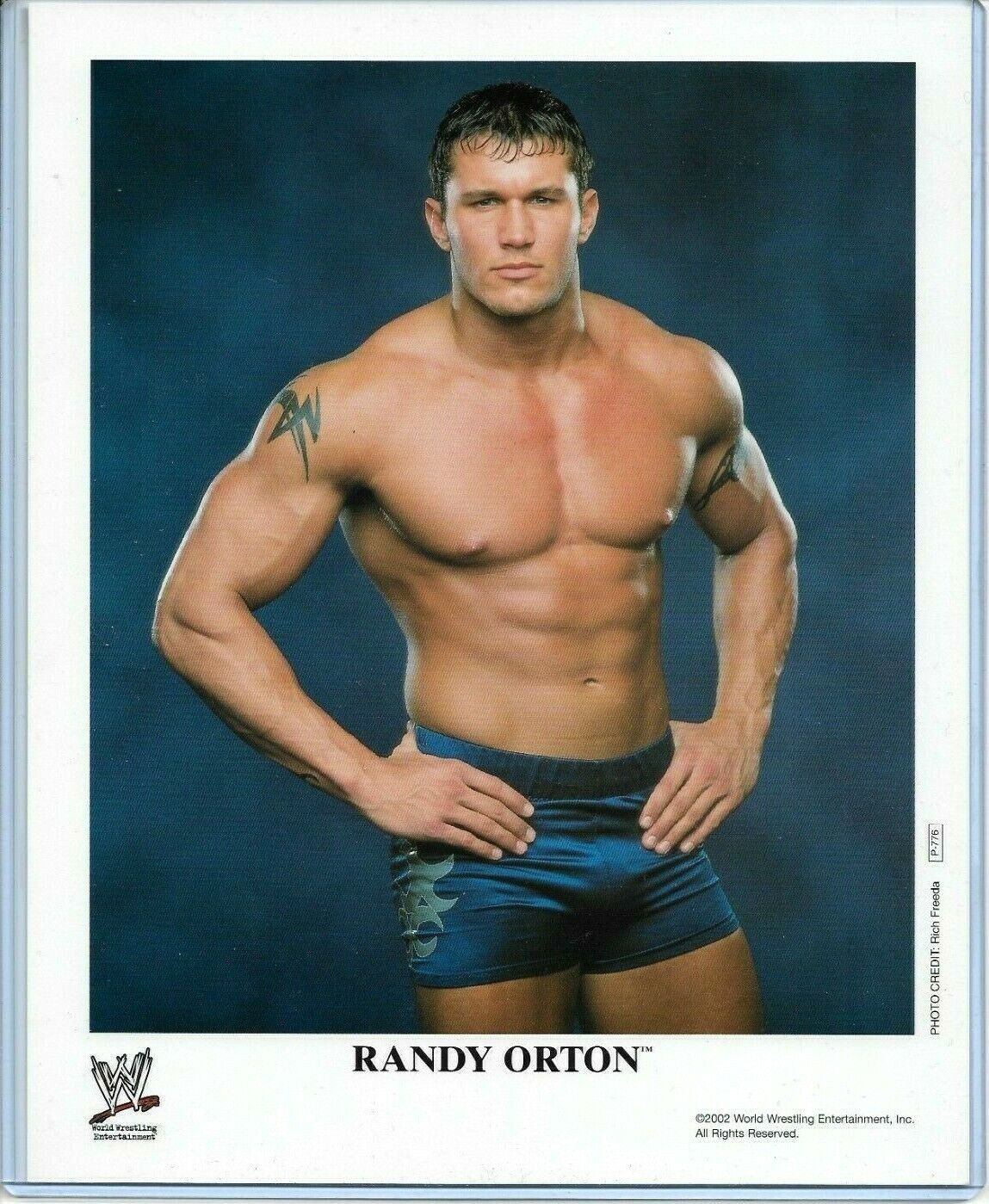 WWE RANDY ORTON P-776 OFFICIAL LICENSED AUTHENTIC ORIGINAL 8X10 PROMO Photo Poster painting