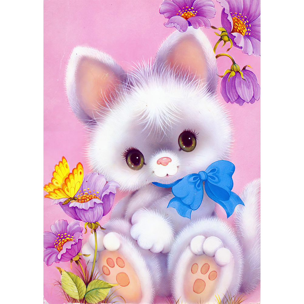 

Cute Bear - Round Drill Diamond Painting - 30*40CM, 501 Original