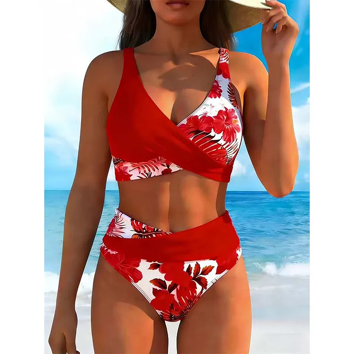 High waist bikini bottoms